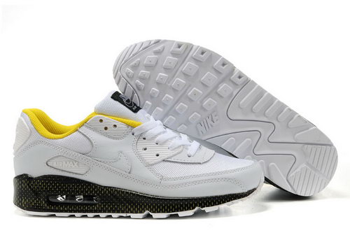 Mens Nike Air Max 90 White Black Taiwan
